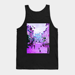 Netherlands Vaporwave Glitch Art Tank Top